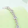 Silver Bracelet Bangles Shining Zircon Charms Bracelets For Woman Wedding Jewelry Memorial Day Gifts - Image 3
