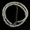 4mm Stone Malachite Quartz Opal Volcanic Lava Round Bead Necklaces Women Men Choker Classic Jewelry Gift 16in - Image 7
