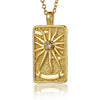 22 Style Classic Tarot Card Pendant Necklace Double Sided Zircon Tarot Necklace Major Arcana Empress Sun Star Sign Women Jewelry - Image 23