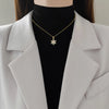 Stainless Steel Winter Snowflakes White Crystal Pendant Necklace For Women Collarbone Chain Jewelry HolidayGift - Image 5