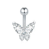 1pc Belly Button Piercing for Women Zircon Moon Butterfly Belly Button Ring Cartilage Navel Earring Jewelry Piercing ombligo - Image 17
