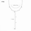 Stainless Steel Chain Necklace with Long Tassel Details - Image 9