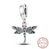 Silver Charm Beads Glowing Luminous Firefly Butterfly Pendant for Bracelet Charm Jewelry - Image 17