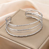 Boho Arm Bracelet for Women Stainless Steel Gold Color Minimalist Open Bangle Jewelry Birthday Gift - Image 8