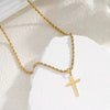Stainless Steel Simple Gold Men's and Women's Jewelry Necklace Pendant, Suitable for Men's and Women's Daily Wearing Ne - Image 2