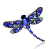 Crystal and European Vintage Dragonfly Brooch Pin Point Drill Dragonfly Brooch - Image 4