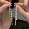 Geometric Dangle Drop Earrings for Women Wedding Party Jewelry Accessories Cubic Zirconia Bridal - Image 10