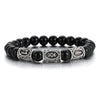 Norse Viking Runes Stone Bracelet for Men 8Mm Lava Obsidian Turquoises Beads Charm Bangles Lucky Amulet Jewelry Gift - Image 12
