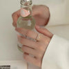 Light Micro Rhinestone Rings Woman Gold-color Elegant Simulated Pearl Open Ring Party Wedding Stackable Ring Jewelry A - Image 6