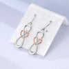 Silver Hoop Earrings Shining Star Moon Square Bow Stud Earrings for Women Jewelry Accessories - Image 3
