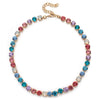 6mm Zirconia Claw Setting Bracelet and Necklace Sets Crystal Colorful Choker Jewelry - Image 17