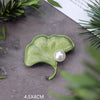Green Botanical Brooch Pin with Leaf and Flower Designs - Image 26