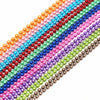 5pcs 1.5mm 2.0 2.4mm Length 70cm (27.5 inch) 10 Colors Plated Ball Beads Chain Necklace Bead Connector For Charms Base and Tray - Image 3