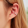 Rhinestone Decor Ear Cuff earring for Woman Ear Summer Christmas Jewelry Gift - Image 18