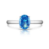 Oval Cut Colorful Zircon Adjustable Ring Silver Multicolor Birthstone Stackable Rings for Women Daily Jewelry - Image 11