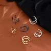 Stainless Steel Clip Earrings for Women Creative Simple C Non-Piercing Ear Clip Cuff Ear Buckle Jewelry Gift - Image 5