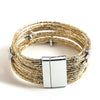 Boho Glitter Filled Slim Strips Leather Bracelet for Women Cute Stars Multilayer Wrap Bracelets Charm Jewelry - Image 4