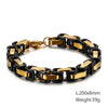 Powerful Versatile King Chain Men's Stainless Steel Rock Bracelet Punk Byzantine Chain Wrist Jewelry Gift - Image 15