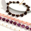 Cute Acrylic Heart Beads Choker Necklace for Women Resin Geometric Heart-shaped Beaded Collar Necklaces Girls Party Jewelry Gift - Image 4