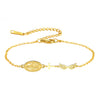 Angel Wing Charm Bracelet for Women Girl Gold Stainless Steel Color Double Layer Beads Chain Bracelets Jewelry - Image 7