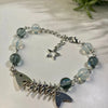 Fishbone Beads Bracelet Fish Jewelry Gifts Star Bead Cute Minimalist Earrings Unique Sealife Bracelet Kawaii Animal - Image 1