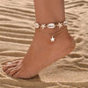 Boho Cowrie Shell Starfish Anklet for Women Multilayer Gold Chain Beach Foot Jewelry Summer Vacation Accessories - Image 4