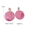 Transparent Shiny Round Laser Acrylic Earrings Vintage disco Ball Mirror Laser Creative pentagram Dangle Earrings - Image 15