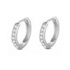 1Pair Crystal Heart Tragus Hoop Earring For Women Girls Huggie Earring For Cartilage Helix Piercing Jewelry Lobe Hoops - Image 15