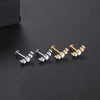 Cubic Zirconia Labret Stud 16G Internally Threaded for Lip Tragus and Helix - Image 66