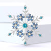 Christmas Rhinestone Snowflake Brooch for Women Pearl Ice Crystal Pins Event Party Year Gifts Decoration Clothes Accessories - Image 3