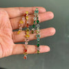 Bilincolor Green Long Cubic Zirconia Earring for Women Wedding - Image 3
