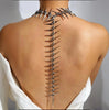 Thorn Motif Pendant Necklace in a Dark Metal Look - Image 1