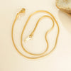 Round Snake Chain Necklace in Stainless Steel 0.9mm to 2mm - Image 6