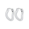 Silver Needle Double Circle Zirconia Earrings For Women Minimalism Vintage Geometry Hoop Earrings Jewelry - Image 36