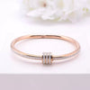 1PCS stainless steel gold small waist handmade rhinestone women's bracelet, simple and, suitab - Image 4