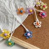 Retro Pastoral Style Floral Necklace All-match Color Contrast Jewelry Women Clavicle Chain Women Girls - Image 4