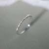 Silver 1.2mm Thin Round Zircon Adjustable Ring For Women Party Classic Jewelry Light Accessories - Image 6