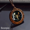 12 Zodiac Signs Rope Chain Necklace Aries Taurus Gemini Cancer Leo Virgo Libra Scorpio Constellation Necklace Wooden Pendant - Image 10