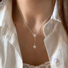 Heart Pendant Choker Necklace with Adjustable Chain - Image 2