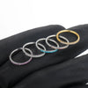 1pcs 6/8/10/12mm Steel Zircon Hoop Earrings for Women Cartilage Small Helix Piercing Tragus Piercing Jewelry - Image 6