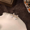 Women Gold Pearl Earrings Dainty Wedding Earring Gold Plated Formal Pearl Drop Earrings Simple Wedding Bride Earring - Image 5