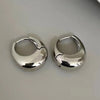 Tobest European Style Punk Geometric Half Metal Big Ball Round Earrings for Women Girls Party Accessories - Image 24