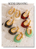 Multicolor Resin Hoop Earrings with Round and Square Shapes - Image 22