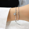 Voq Silver Color Women's Four Star Bracelet Star Double Layer Jewelry Girl Gift Direct - Image 10