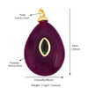 Heart Drop Shape Pendant Necklace,Amethyst Turquoise Red Black Agate Jade Agate Amethyst Amazonite Jewelry Supplies - Image 35