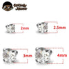10pcs Implant Grade Titanium 16G 2mm2.5mm/3mm/4mm CZ Internally Threaded Helix Ear Cartilage Tragus Stud Piercing Ends - Image 2