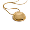 Double Round Pendant Necklace Metal Stainless Steel Daily Jewelry Recommend - Image 7