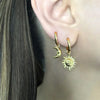 Sun and Moon hoop earrings, Sun hoop earrings, hoop earrings, gothic jewelry, celestial jewelry, moon hoops, moon earrings - Image 2