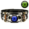 12 Constellation Zodiac Sign Charm Luminous Bracelets Men Women Vintage Multilayer Wrap Leather Bracelet Bangle Birthday Gift - Image 10