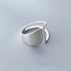 Silver Simple Punk Hollow Rings For Women Geometric Open Adjustable Handmade Party Jewelry Gift Allergy - Image 5